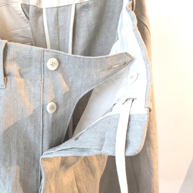 HAVERSACK リネンヘリンボーンワイドトラウザーOld German-herringbone Linen Twill Wide Trousers　（Beige） | HAVERSACK | 17