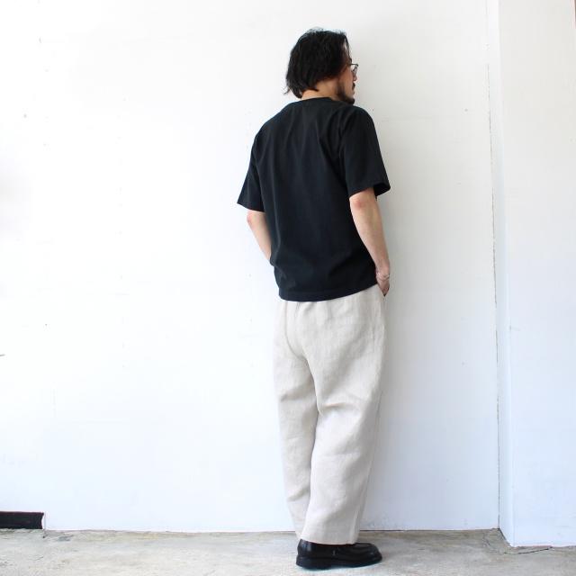 HAVERSACK リネンヘリンボーンワイドトラウザーOld German-herringbone Linen Twill Wide Trousers　（Beige） | HAVERSACK | 07