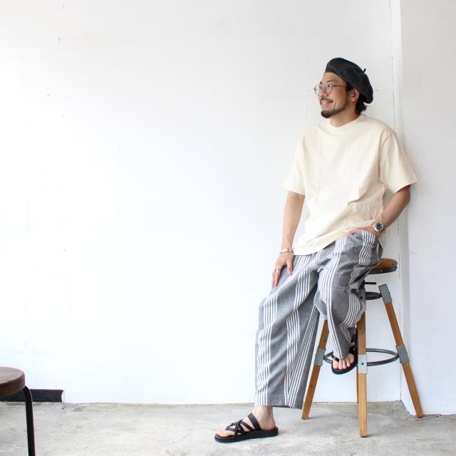 HAVERSACK ダンガリーストライプサルエルパンツ Dungaree Washer-Stripe Sarouel Pants / 862635 | HAVERSACK | 11