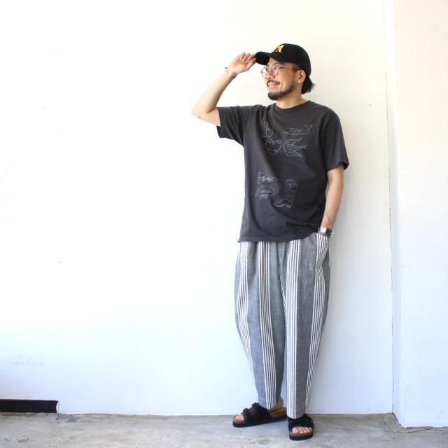 HAVERSACK ダンガリーストライプサルエルパンツ Dungaree Washer-Stripe Sarouel Pants / 862635 | HAVERSACK | 17