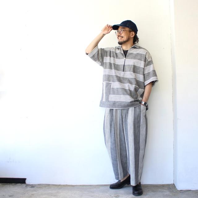 HAVERSACK ダンガリーストライプサルエルパンツ Dungaree Washer-Stripe Sarouel Pants / 862635 | HAVERSACK | 19