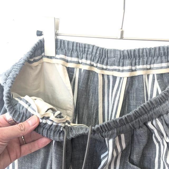 HAVERSACK ダンガリーストライプサルエルパンツ Dungaree Washer-Stripe Sarouel Pants / 862635 | HAVERSACK | 04
