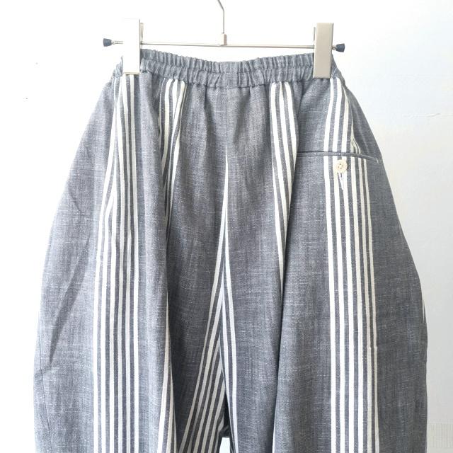 HAVERSACK ダンガリーストライプサルエルパンツ Dungaree Washer-Stripe Sarouel Pants / 862635 | HAVERSACK | 05