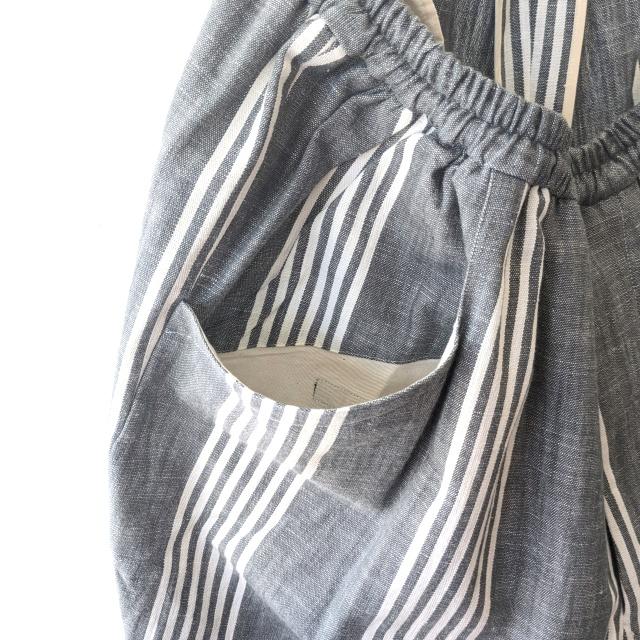 HAVERSACK ダンガリーストライプサルエルパンツ Dungaree Washer-Stripe Sarouel Pants / 862635 | HAVERSACK | 06