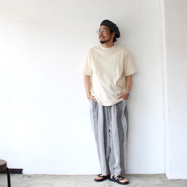 HAVERSACK ダンガリーストライプサルエルパンツ Dungaree Washer-Stripe Sarouel Pants / 862635 | HAVERSACK | 07