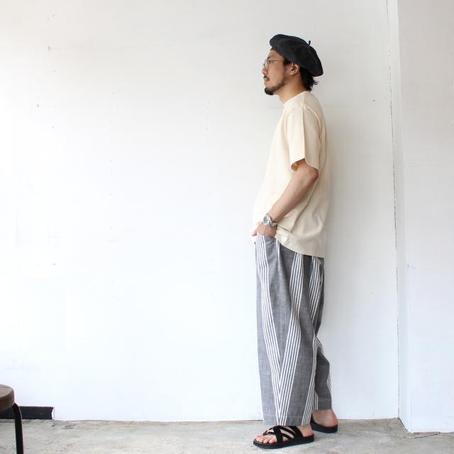 HAVERSACK ダンガリーストライプサルエルパンツ Dungaree Washer-Stripe Sarouel Pants / 862635 | HAVERSACK | 08