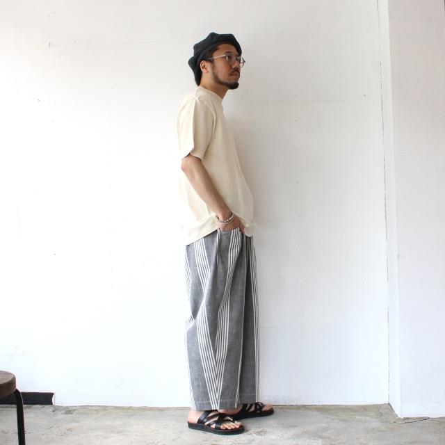 HAVERSACK ダンガリーストライプサルエルパンツ Dungaree Washer-Stripe Sarouel Pants / 862635 | HAVERSACK | 09
