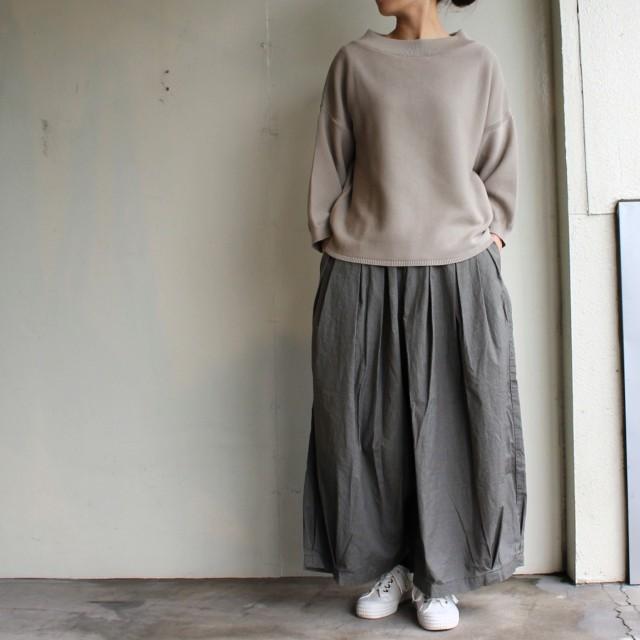 【20%OFF】maomade　８分袖ルーズネックニットプルオーバー　911146　３カラー | mao made | 10