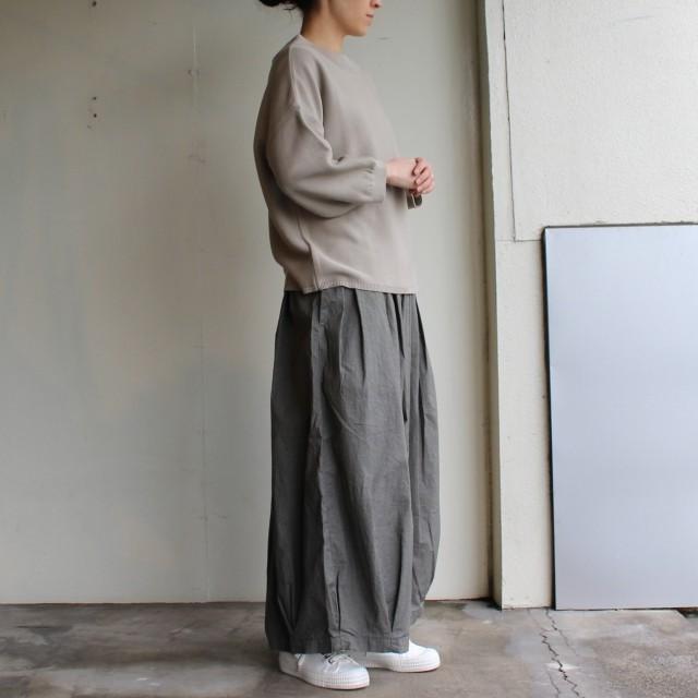 【20%OFF】maomade　８分袖ルーズネックニットプルオーバー　911146　３カラー | mao made | 11