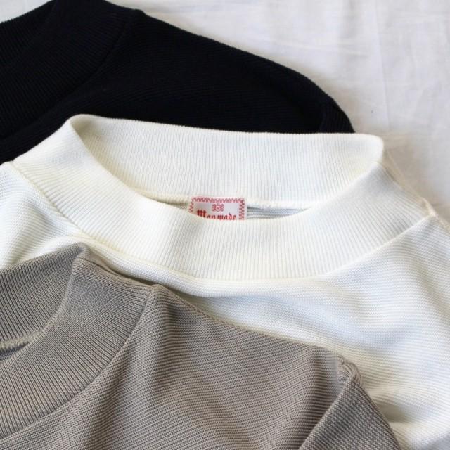 【20%OFF】maomade　８分袖ルーズネックニットプルオーバー　911146　３カラー | mao made | 02