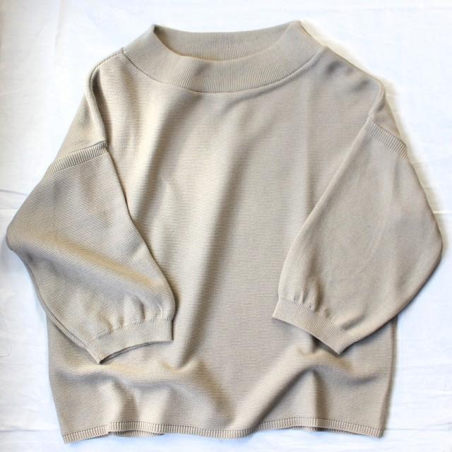 【20%OFF】maomade　８分袖ルーズネックニットプルオーバー　911146　３カラー | mao made | 06