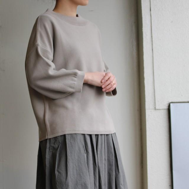 【20%OFF】maomade　８分袖ルーズネックニットプルオーバー　911146　３カラー | mao made | 09