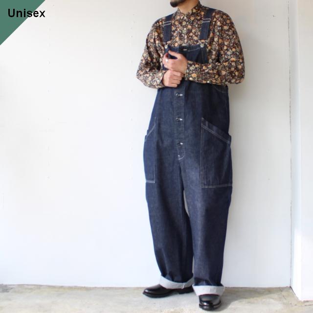 HARVESTY デニムクロスオーバーオール DENIM CLOTH OVERALLS / A12007　（One wash） | HARVESTY
