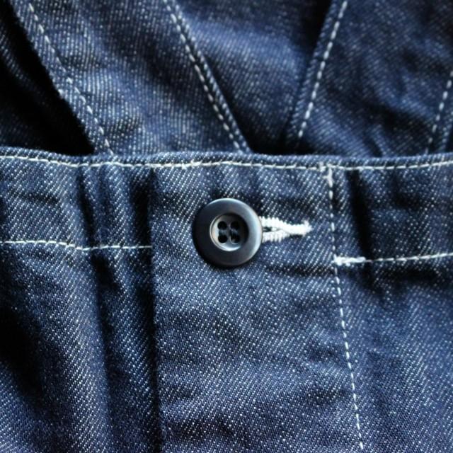 HARVESTY デニムクロスオーバーオール DENIM CLOTH OVERALLS / A12007　（One wash） | HARVESTY | 12