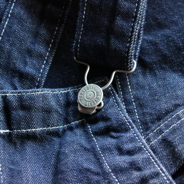 HARVESTY デニムクロスオーバーオール DENIM CLOTH OVERALLS / A12007　（One wash） | HARVESTY | 13