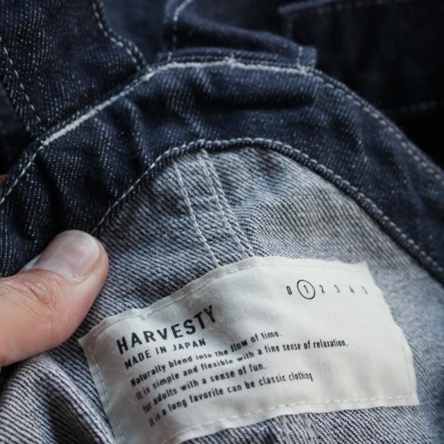 HARVESTY デニムクロスオーバーオール DENIM CLOTH OVERALLS / A12007　（One wash） | HARVESTY | 14