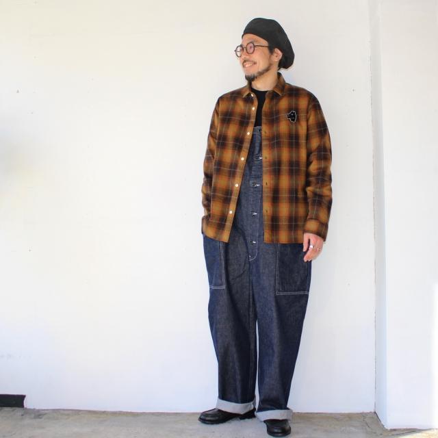 HARVESTY デニムクロスオーバーオール DENIM CLOTH OVERALLS / A12007　（One wash） | HARVESTY | 08