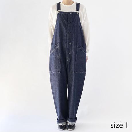 HARVESTY デニムクロスオーバーオール DENIM CLOTH OVERALLS / A12007　（One wash） | HARVESTY | 18