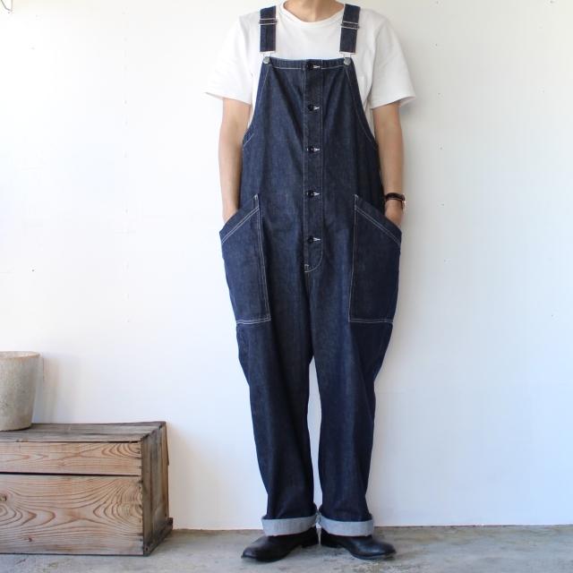 HARVESTY デニムクロスオーバーオール DENIM CLOTH OVERALLS / A12007　（One wash） | HARVESTY | 15