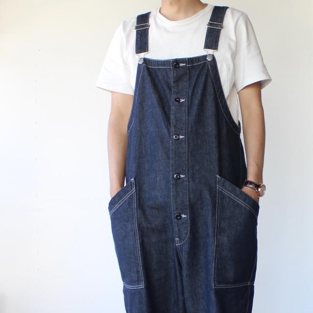 HARVESTY デニムクロスオーバーオール DENIM CLOTH OVERALLS / A12007　（One wash） | HARVESTY | 09