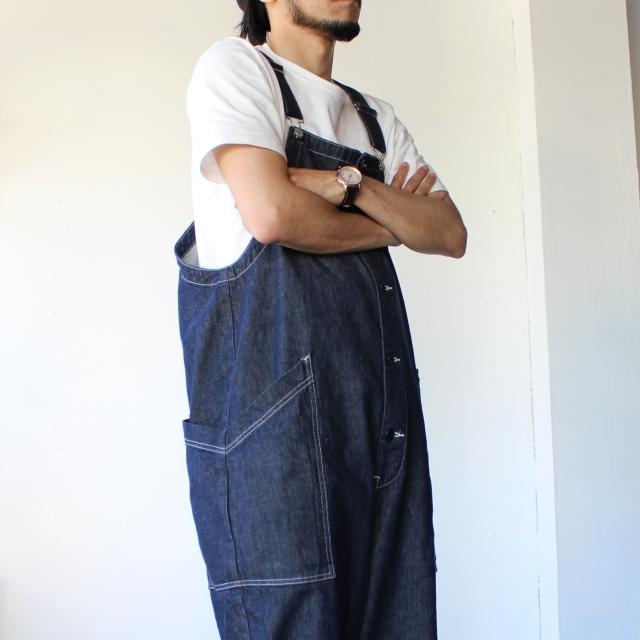 HARVESTY デニムクロスオーバーオール DENIM CLOTH OVERALLS / A12007　（One wash） | HARVESTY | 10