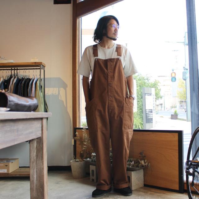 HARVESTY チノクロスオーバーオール CHINO CLOTH OVERALLS / A12008 　（Brown） | HARVESTY | 15