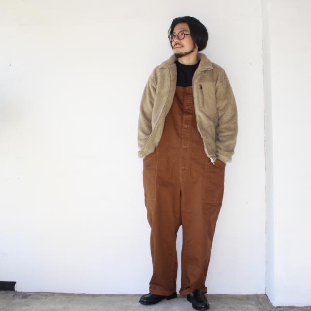 HARVESTY チノクロスオーバーオール CHINO CLOTH OVERALLS / A12008 　（Brown） | HARVESTY | 14