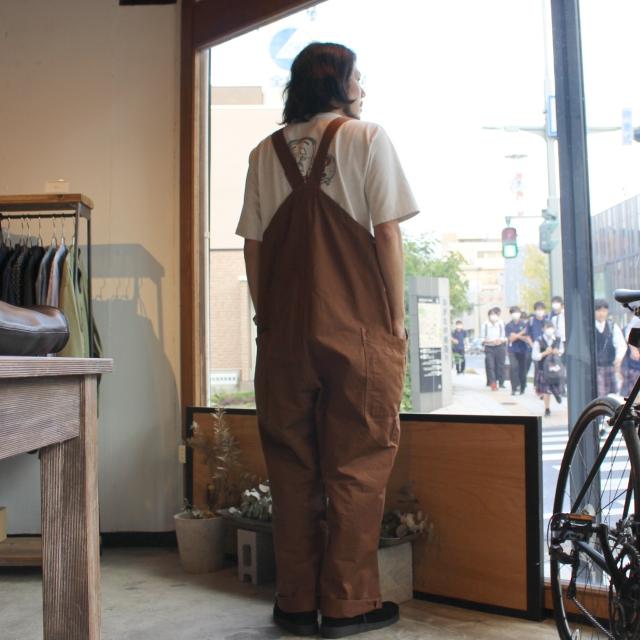 HARVESTY チノクロスオーバーオール CHINO CLOTH OVERALLS / A12008 　（Brown） | HARVESTY | 17
