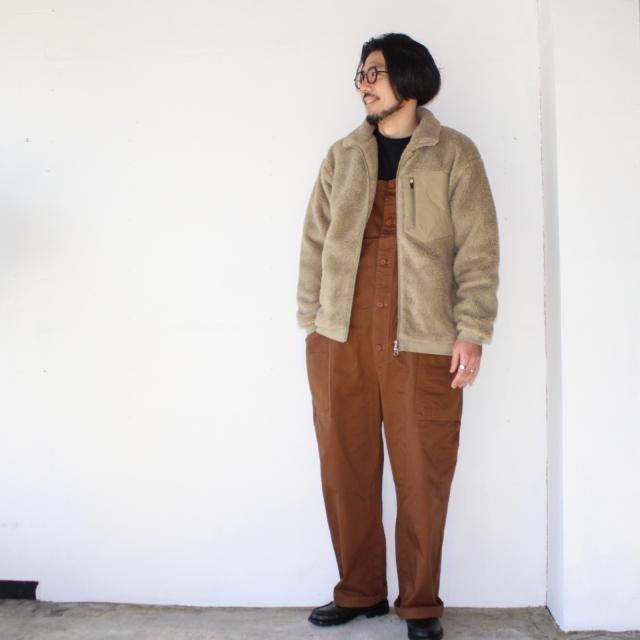 HARVESTY チノクロスオーバーオール CHINO CLOTH OVERALLS / A12008 　（Brown） | HARVESTY | 11
