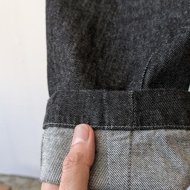 HARVESTY　Black Denim Circus Pants -Narrow ブラックデニムサーカスパンツナローシルエット A12419　（Black） | HARVESTY | 13