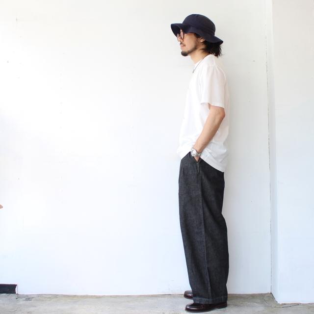 HARVESTY　Black Denim Circus Pants -Narrow ブラックデニムサーカスパンツナローシルエット A12419　（Black） | HARVESTY | 02
