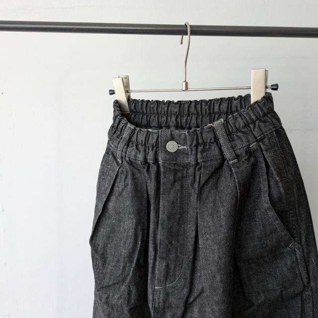 HARVESTY　Black Denim Circus Pants -Narrow ブラックデニムサーカスパンツナローシルエット A12419　（Black） | HARVESTY | 09