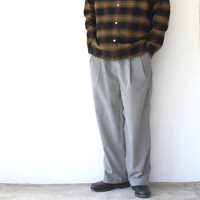 HARVESTY TRビッグスラックス T/R Big slacks / A12604 | HARVESTY | 01
