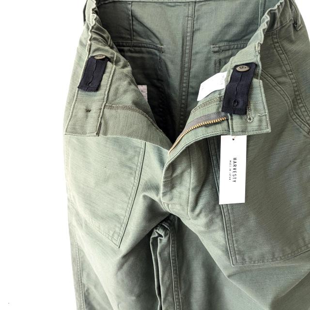 HARVESTY ビッグファティーグパンツ Slab back satin Big fatigue pants　A12605 | HARVESTY | 18
