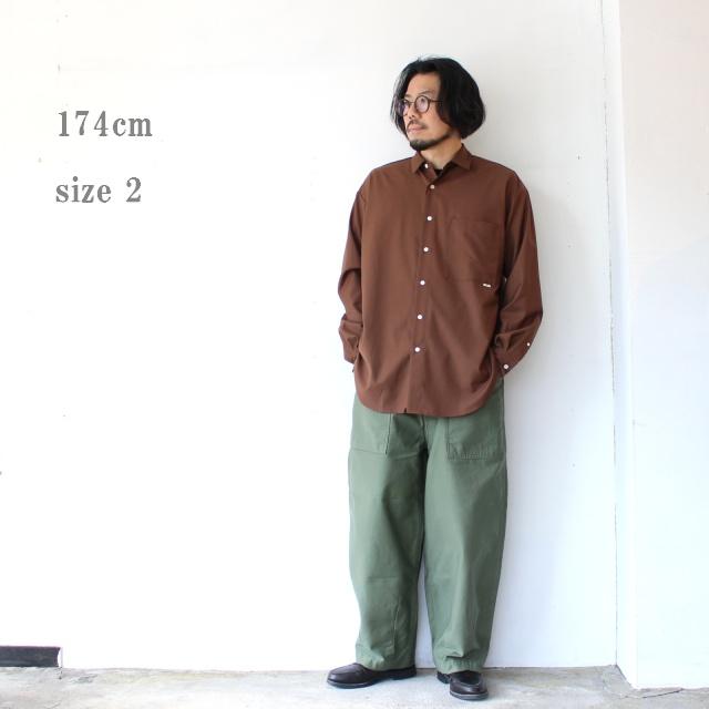 HARVESTY ビッグファティーグパンツ Slab back satin Big fatigue pants　A12605 | HARVESTY | 01