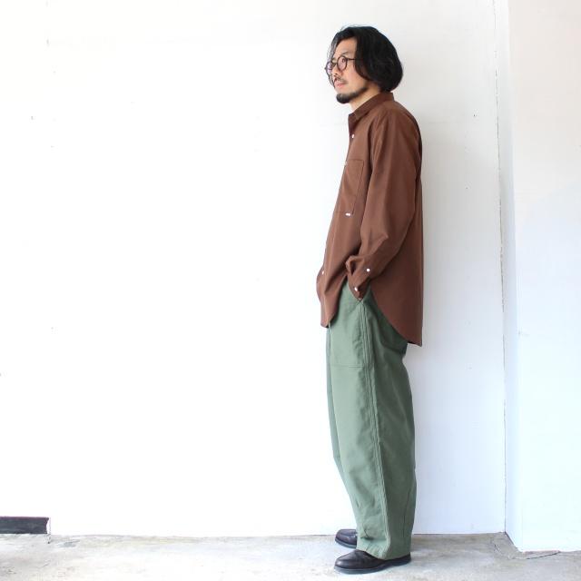 HARVESTY ビッグファティーグパンツ Slab back satin Big fatigue pants　A12605 | HARVESTY | 02