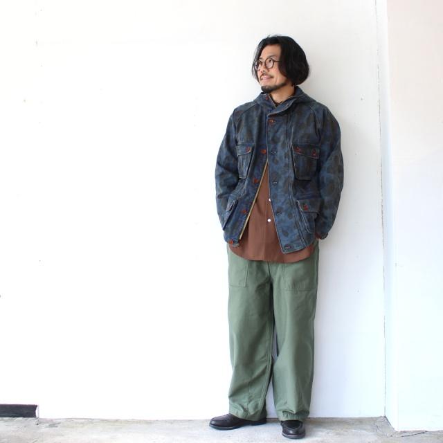 HARVESTY ビッグファティーグパンツ Slab back satin Big fatigue pants　A12605 | HARVESTY | 04