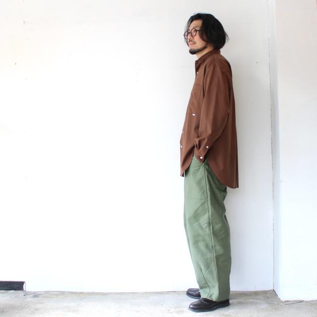 HARVESTY ビッグファティーグパンツ Slab back satin Big fatigue pants　A12605 | HARVESTY | 06
