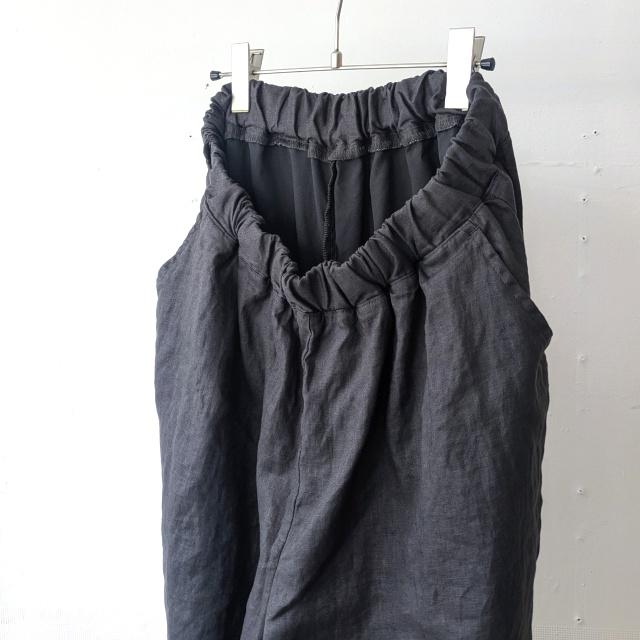 HARVESTY リネンイージーサーカスパンツ 40s-Linen Canvas Circus Pants　A12608 （Charcoal） | HARVESTY | 11