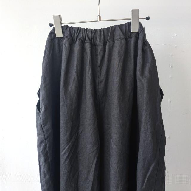 HARVESTY リネンイージーサーカスパンツ 40s-Linen Canvas Circus Pants　A12608 （Charcoal） | HARVESTY | 13