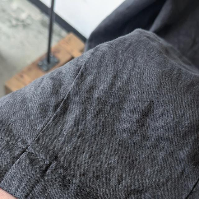 HARVESTY リネンイージーサーカスパンツ 40s-Linen Canvas Circus Pants　A12608 （Charcoal） | HARVESTY | 15