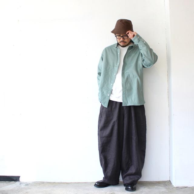 HARVESTY リネンイージーサーカスパンツ 40s-Linen Canvas Circus Pants　A12608 （Charcoal） | HARVESTY | 04