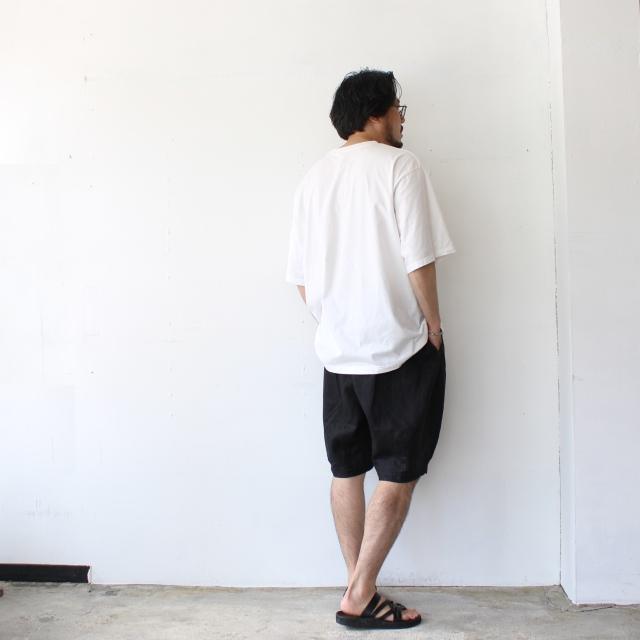 HARVESTY リネンイージーサーカスショーツ 40s-Linen Canvas Circus Shorts　（Black） | HARVESTY | 13
