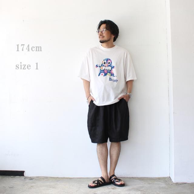 HARVESTY リネンイージーサーカスショーツ 40s-Linen Canvas Circus Shorts　（Black） | HARVESTY | 11
