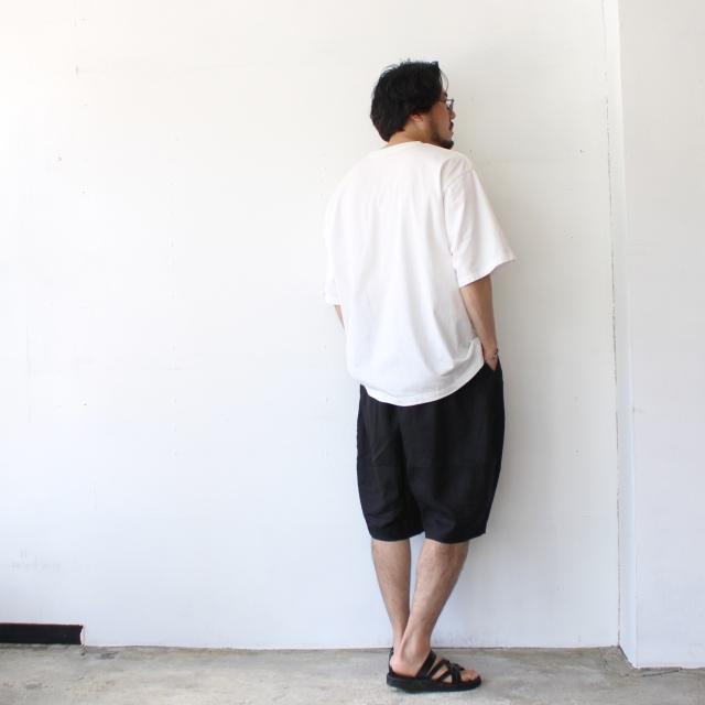 HARVESTY リネンイージーサーカスショーツ 40s-Linen Canvas Circus Shorts　（Black） | HARVESTY | 17