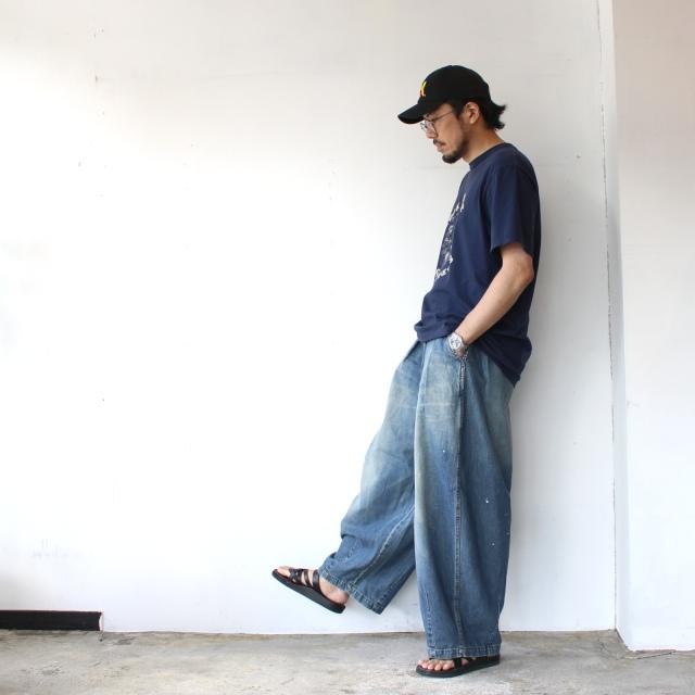 HARVESTY リメイクデニムサーカスパンツ Remake-Denim Circus Pants / A12626　（Remake Blue） | HARVESTY | 11