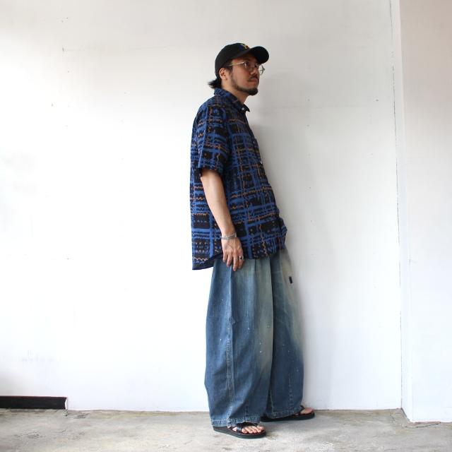 HARVESTY リメイクデニムサーカスパンツ Remake-Denim Circus Pants / A12626　（Remake Blue） | HARVESTY | 16