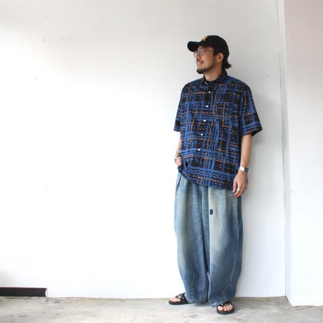 HARVESTY リメイクデニムサーカスパンツ Remake-Denim Circus Pants / A12626　（Remake Blue） | HARVESTY | 18