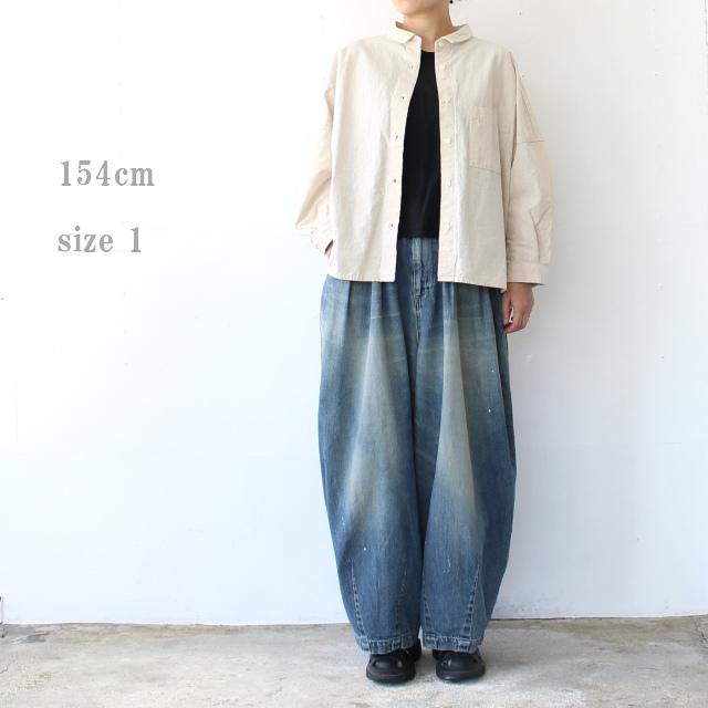 HARVESTY リメイクデニムサーカスパンツ Remake-Denim Circus Pants / A12626　（Remake Blue） | HARVESTY | 19