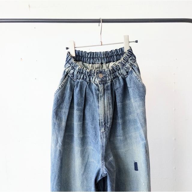 HARVESTY リメイクデニムサーカスパンツ Remake-Denim Circus Pants / A12626　（Remake Blue） | HARVESTY | 02